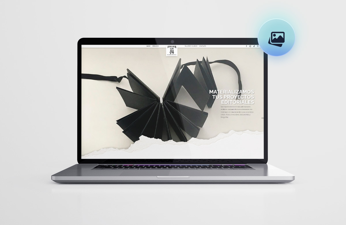 Mockup de Diseño y Desarrollo del proyecto Atelier uio