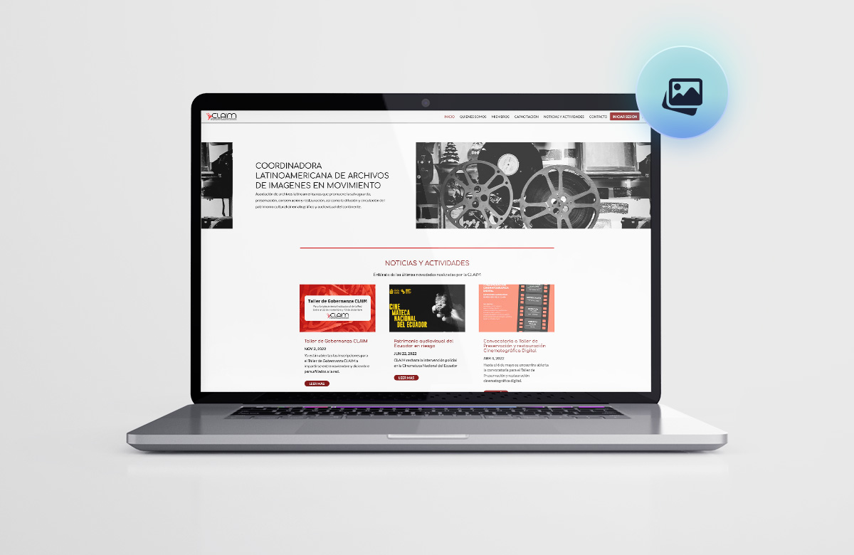 Mockup Diseño y Desarrollo del proyecto CLAIM