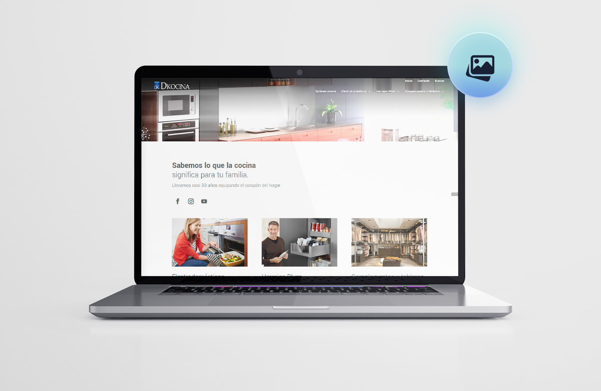 Mockup del Diseño y desarrollo proyecto Dkocina