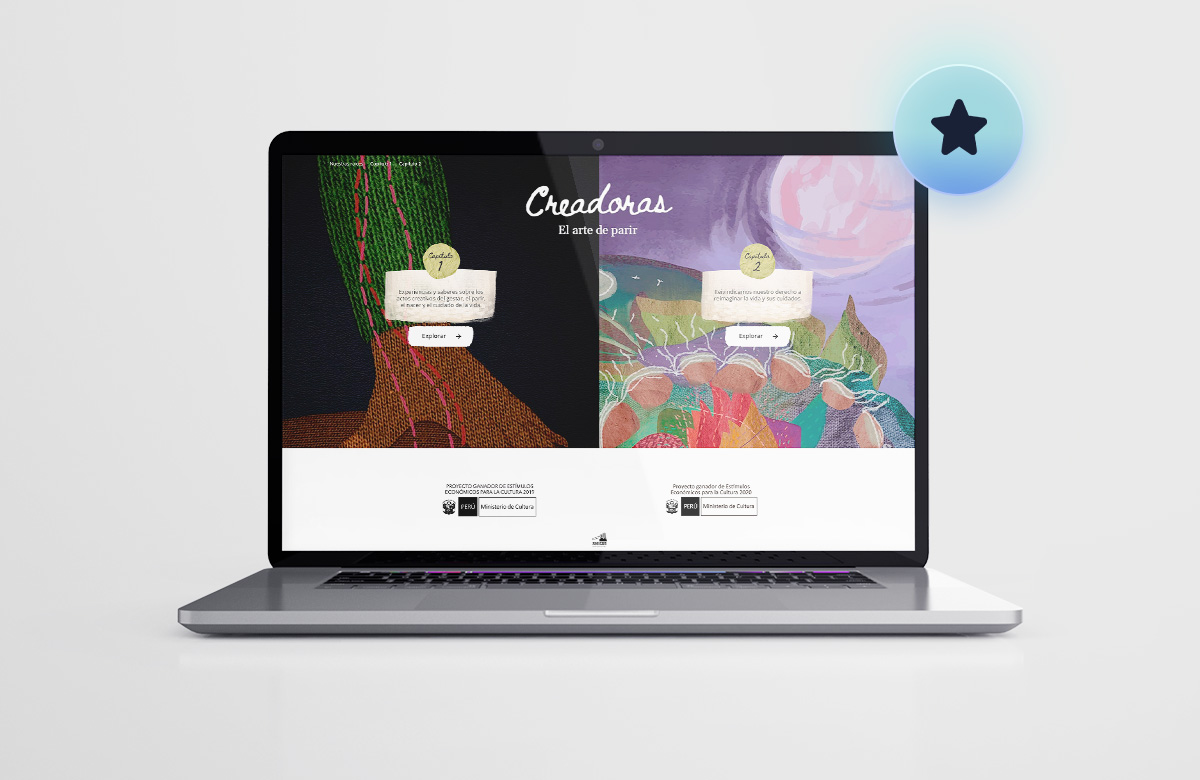 Mockup desarrollo del proyecto el arte de parir