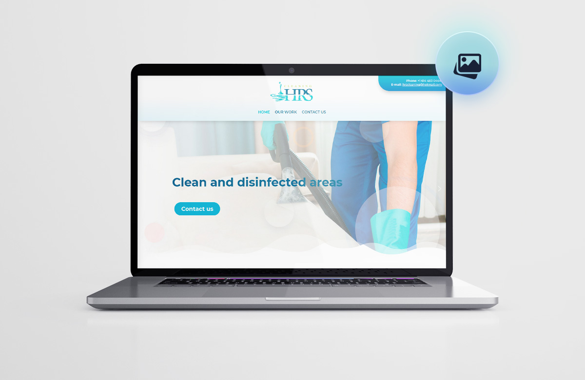 Mockup del Diseño y Desarrollo del proyecto HRS Cleaning