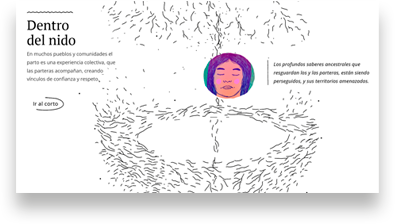 el arte de parir dentro del nido