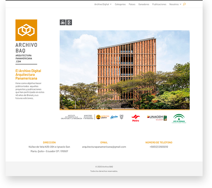 Home del Archivo Digital BAQ