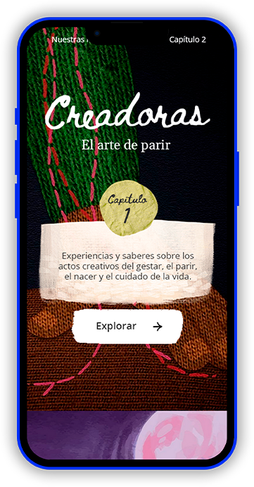 vista móvil del primer capítulo el arte de parir